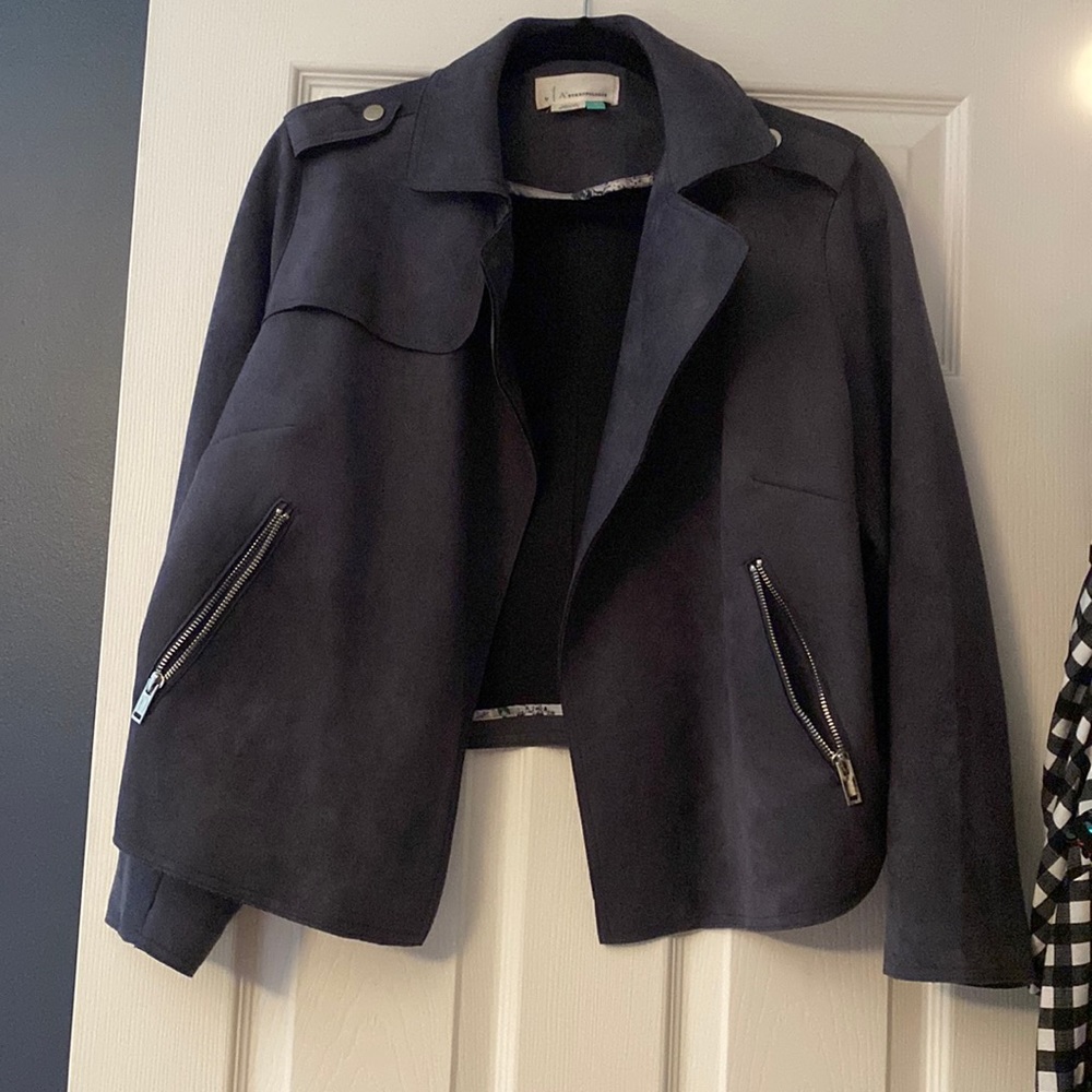 Anthropologie Expressway Faux-Suede Jacket